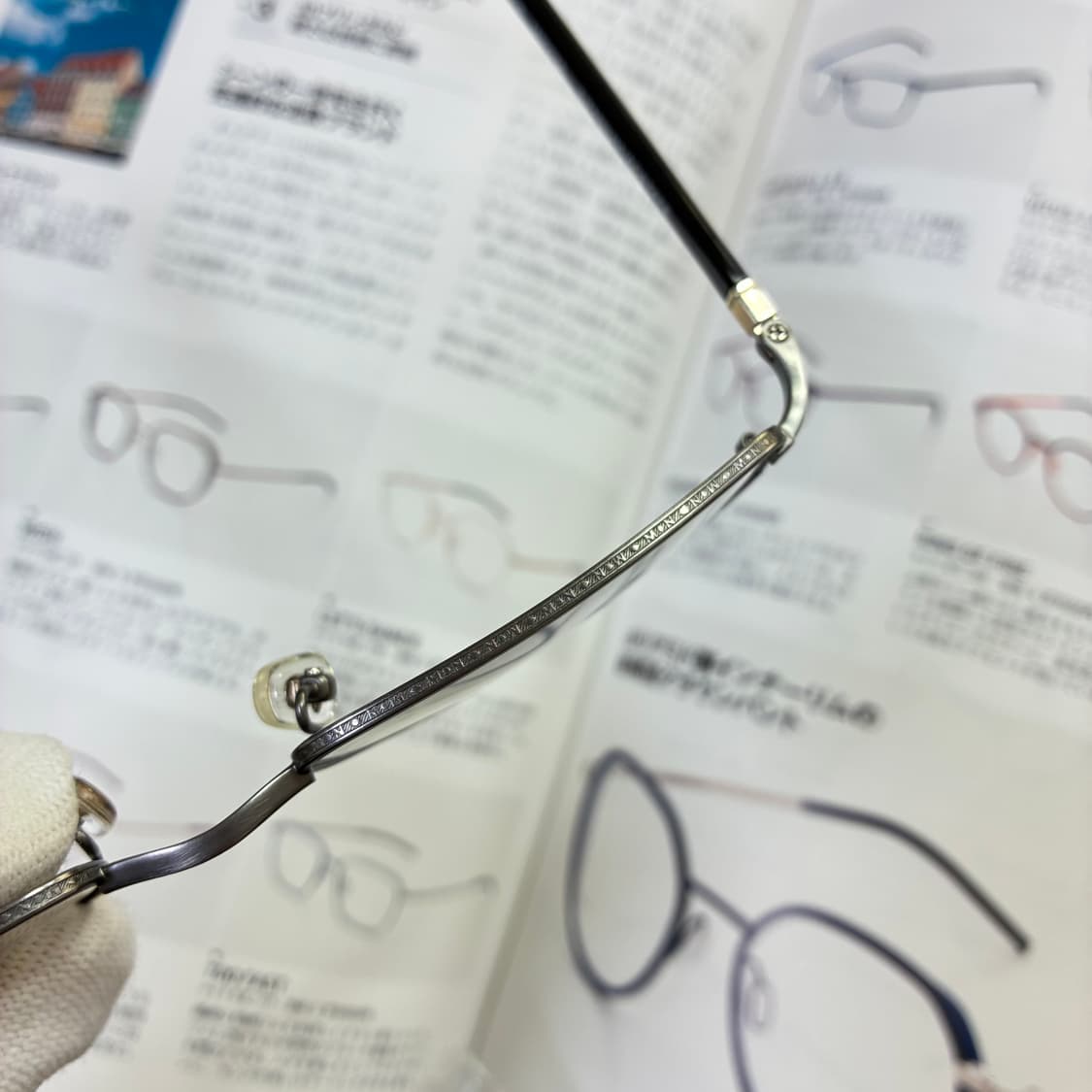 MATSUDA 미츠다 엔틱 실버 사각 티타늄 일본 안경 상품이미지5