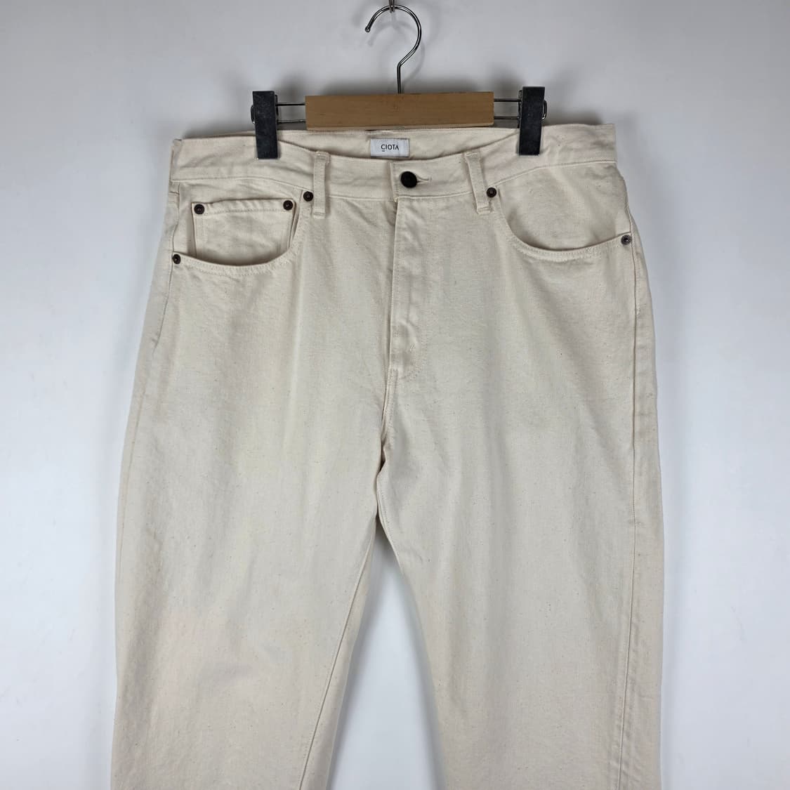 CIOTA  오프화이트 팬츠 상품이미지3