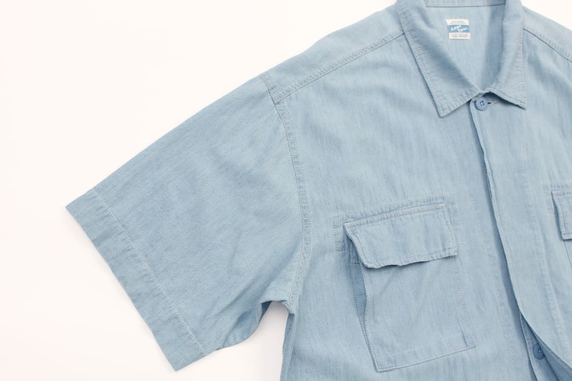 ARMY TWILL  Military Utility Half Shirt  상품이미지4