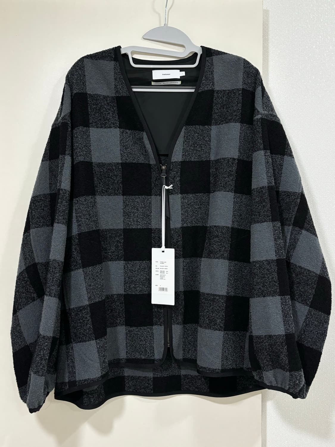 그라프페이퍼 트리스핀 루프 가디건 상품이미지2