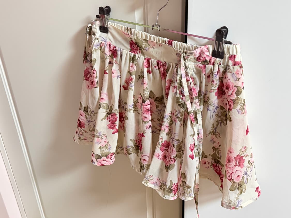 빈티지 플라워 치마바지 상품이미지1