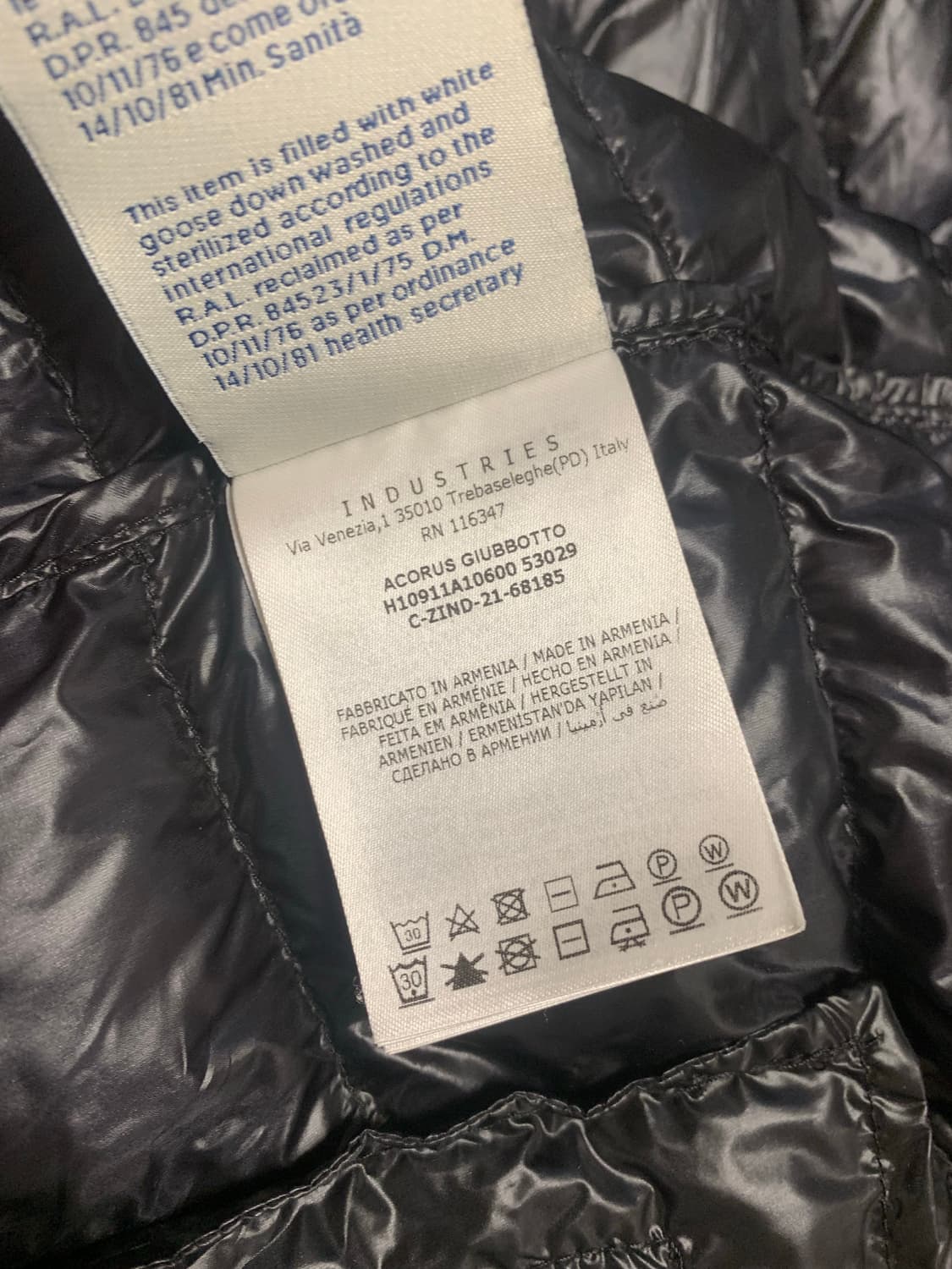 moncler acorus  블랙 4사이즈 상품이미지9