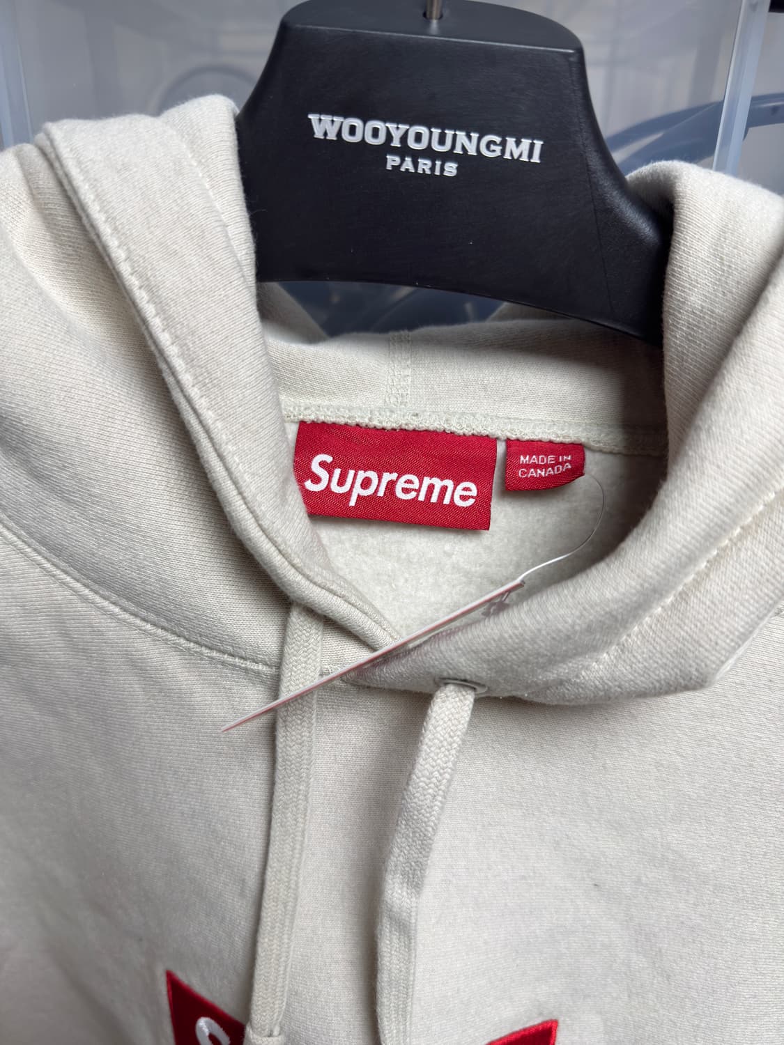 슈프림 24fw 박스로고 후드 샌드 XL 상품이미지2