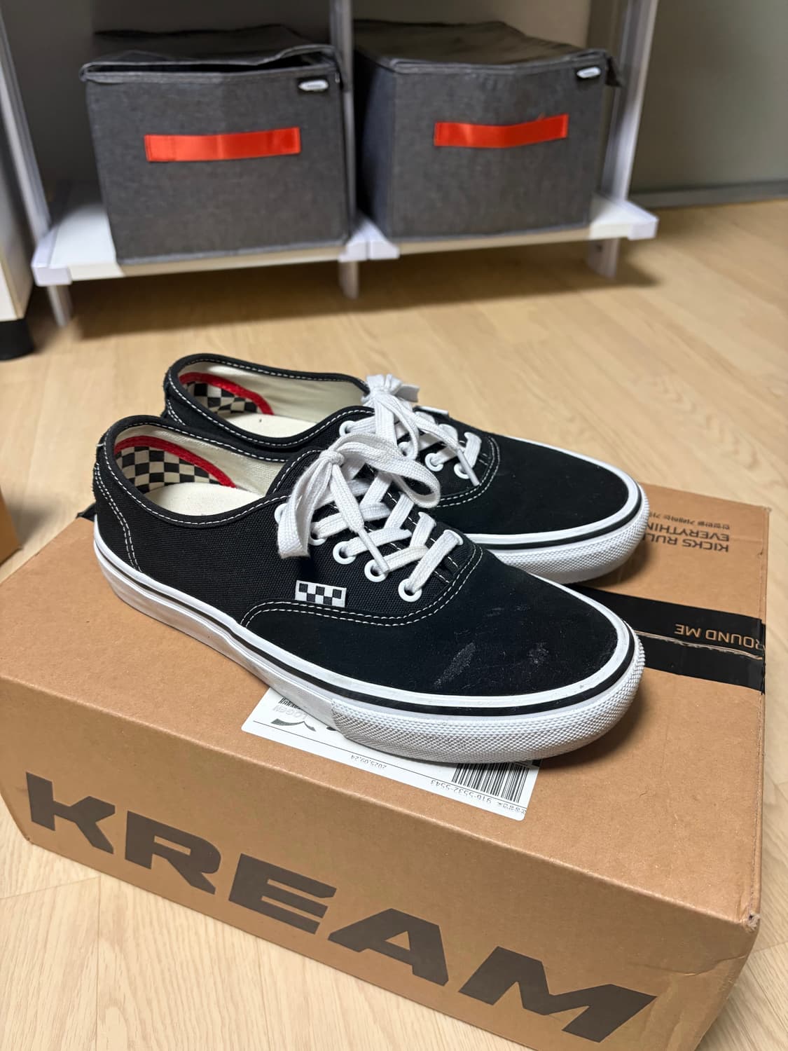 반스 어센틱 스케이트 블랙 260 상품이미지1