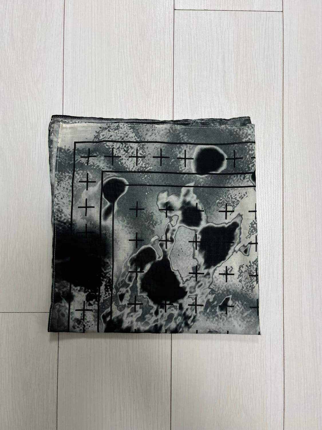 [OS]엑슬림 ep.7 반다나 블랙/그레이 상품이미지2