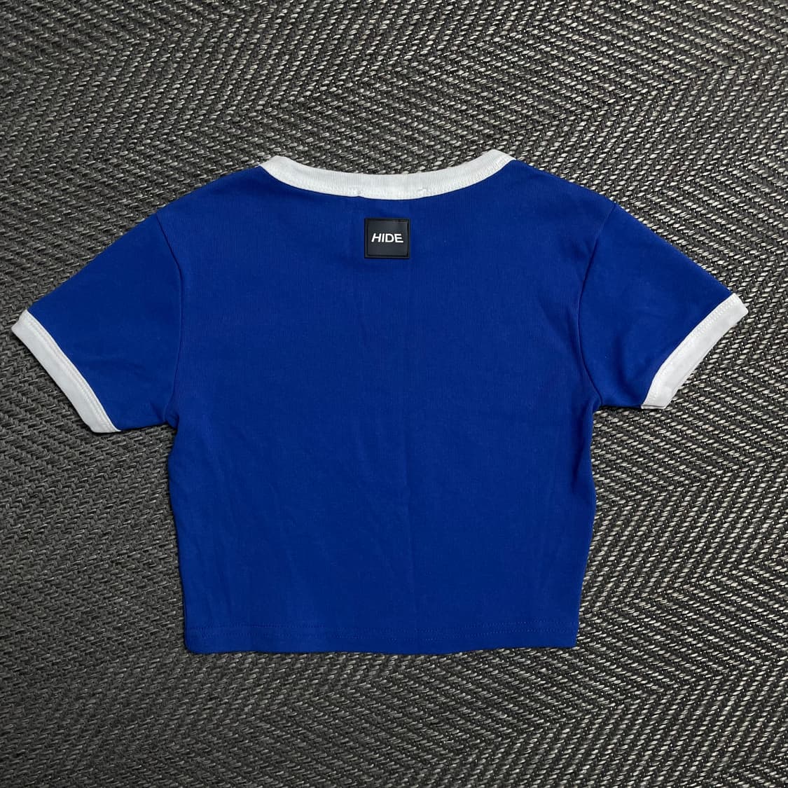 HIDE 우먼스 빅로고 크롭 반팔 티셔츠o 5127 상품이미지3