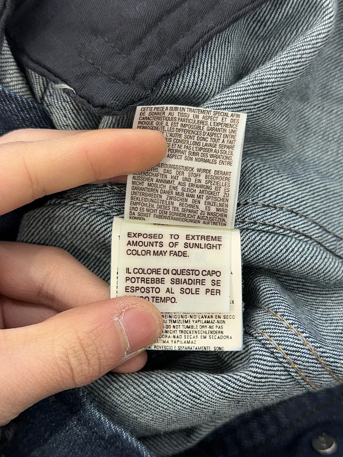 디젤 인디고 블루 프론티어 웨스턴 멀티 데님 자켓 상품이미지8