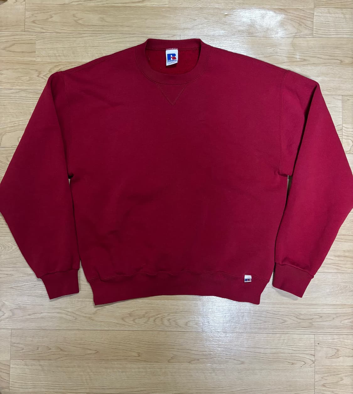 러셀 맨투맨 레드 L 상품이미지1