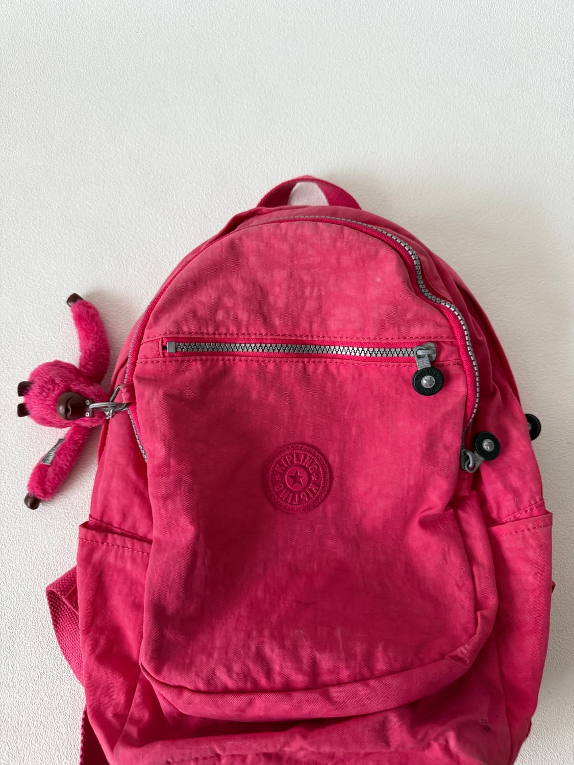 키플링(Kipling) 핑크 백팩 상품이미지2