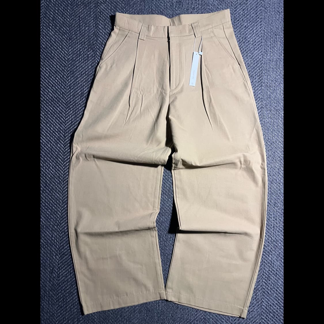 [L] SIGNATURE 시그니처 원턱 와이드 치노 팬츠 상품이미지1