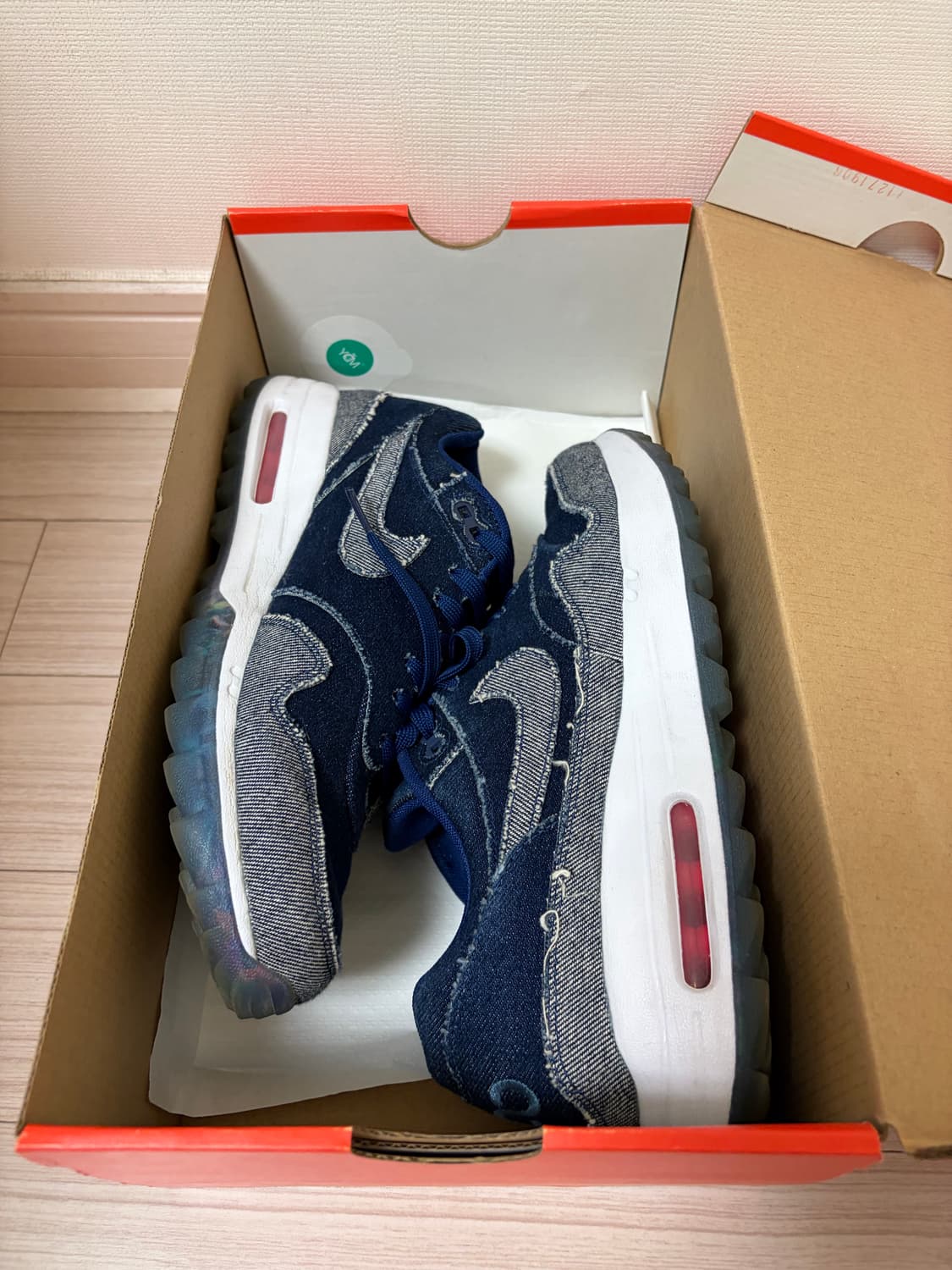 [265] 나이키 에어맥스 1 골프 노 데님 얼로우드 네이비 상품이미지8