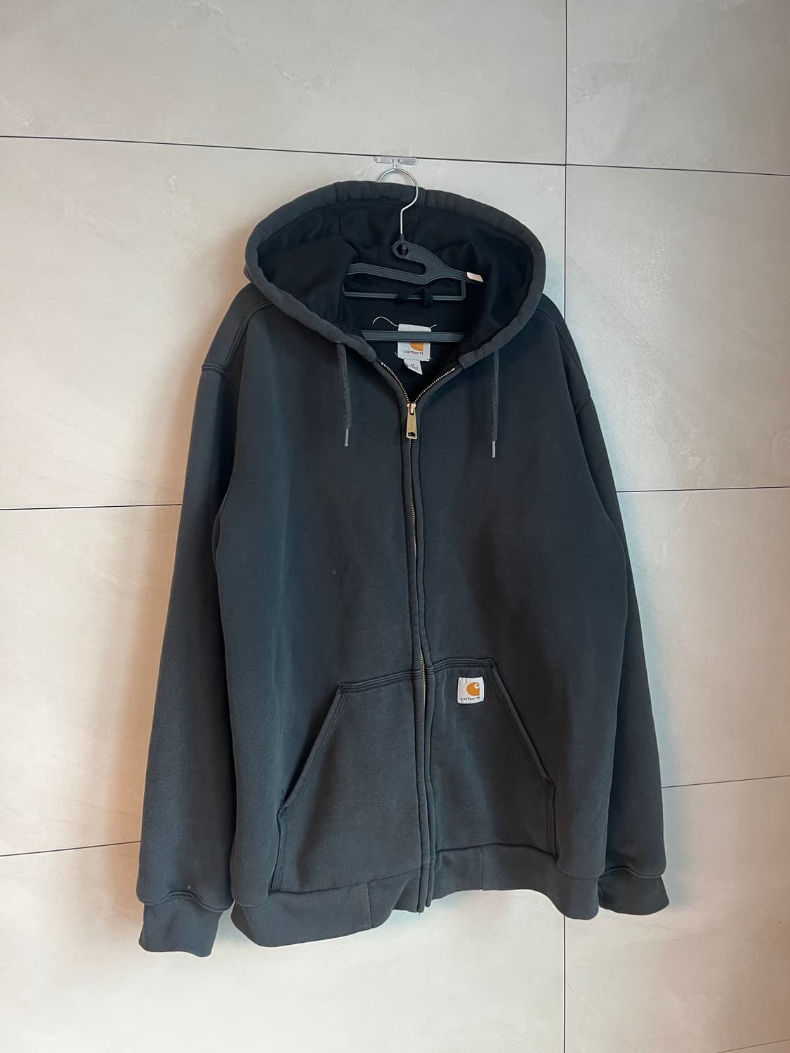 칼하트 미드웨이트 후드집업 블랙 [M] 상품이미지2