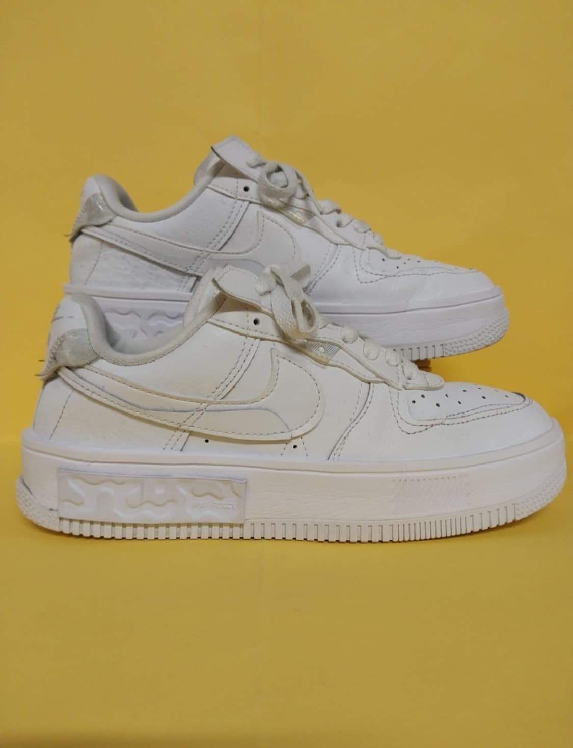여성 나이키 에어포스1 폰탄카 올화이트 운동화 (250) 상품이미지3
