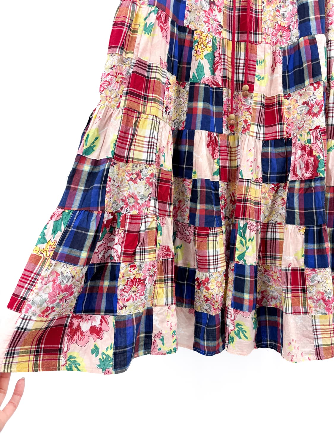 빈티지 패치워크 스커트 상품이미지4