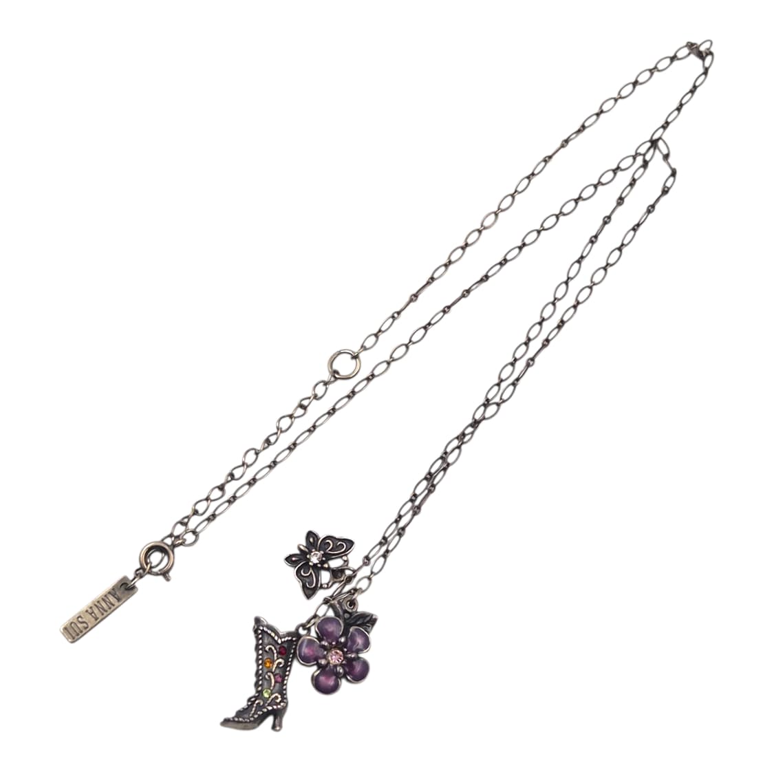 07s 안나수이 실버925 빅토리안 부츠 목걸이 상품이미지4