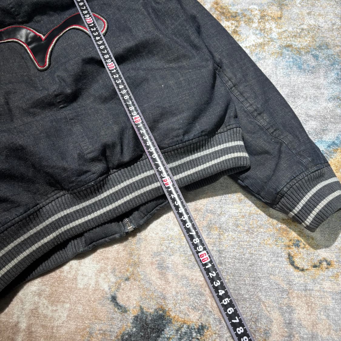 에비수 빈티지 데님 퍼 후드 자켓 상품이미지8