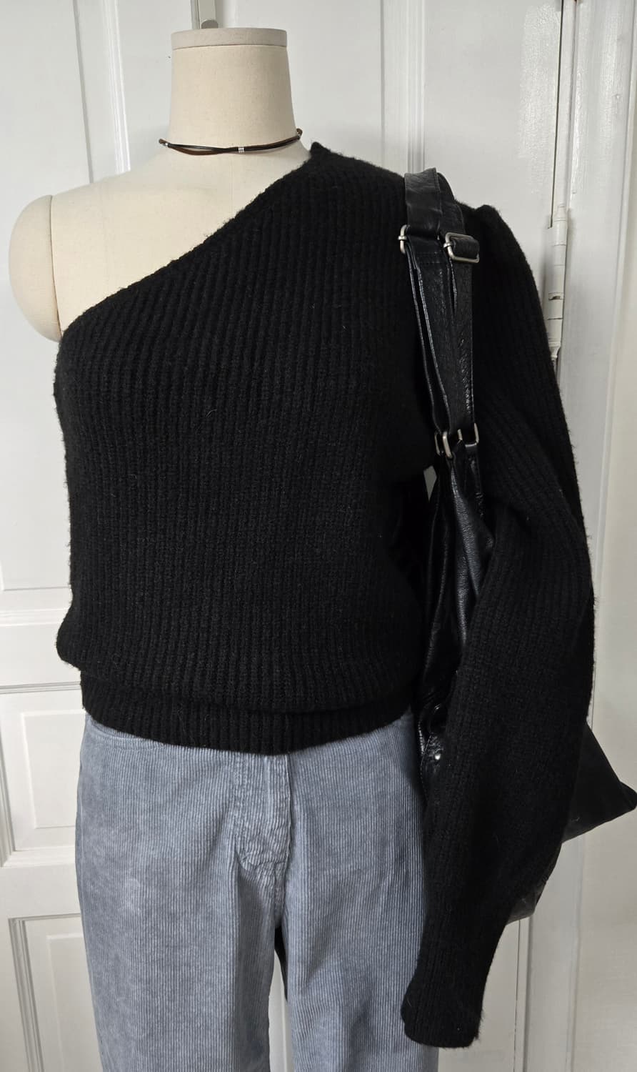 Lucir zu루시르주 원숄더 니트 상품이미지4