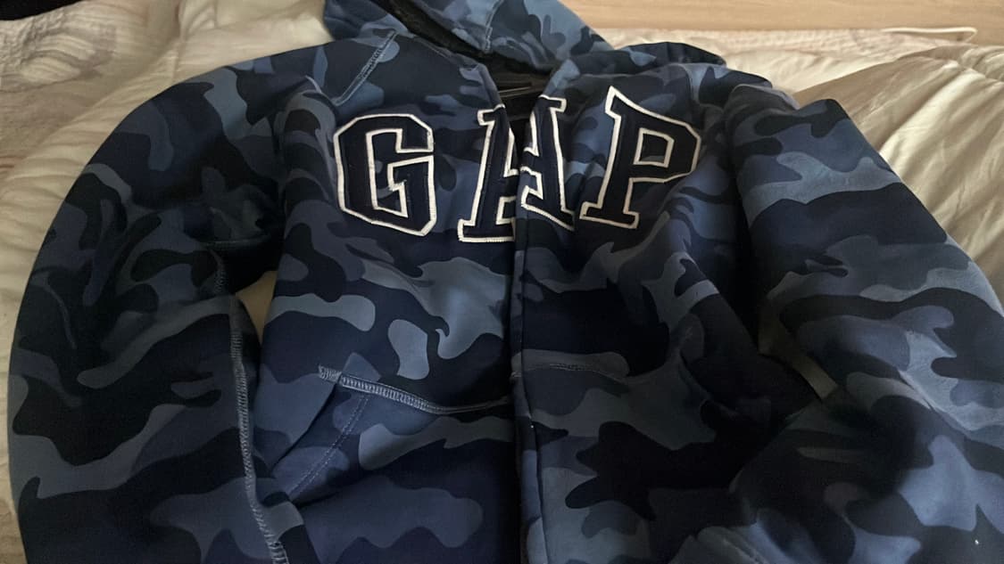 갭 카모 후드집업 판매 상품이미지1