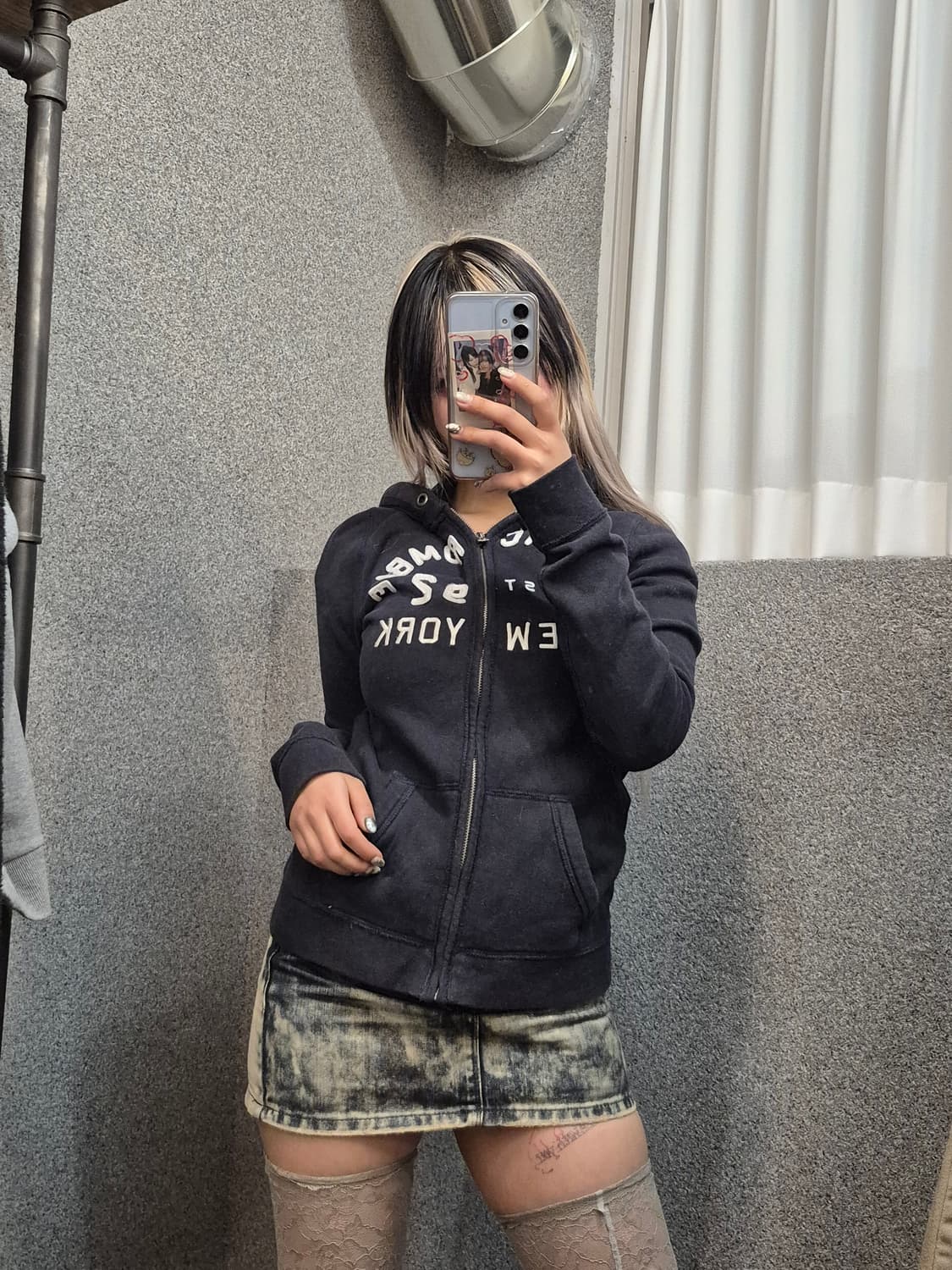 ABERCROMBIE LETTERING HOODIE ZIPUP  상품이미지1