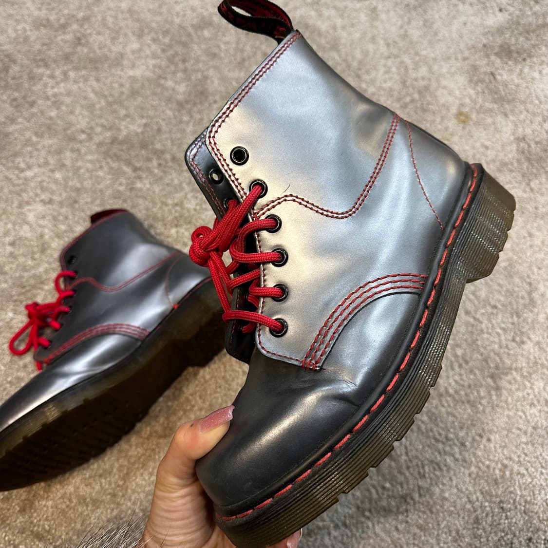 닥터마틴 1460 파스칼 레드 스티치235 상품이미지6