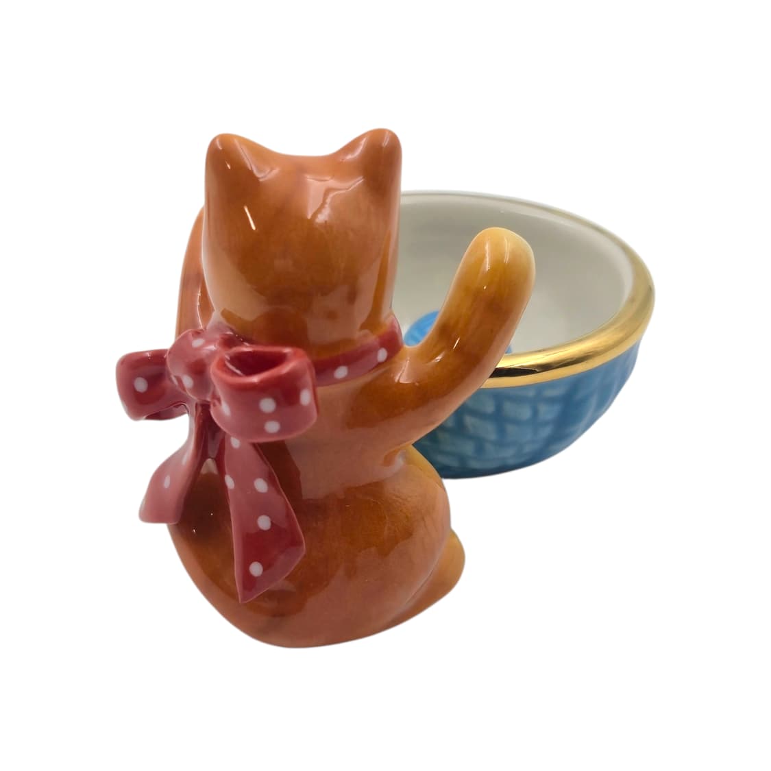 90s 영국 털실 고양이 피겨린 트링켓 상품이미지3