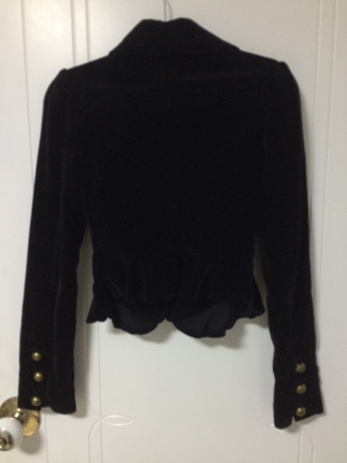 게스 벨벳 프릴 자켓 상품이미지2