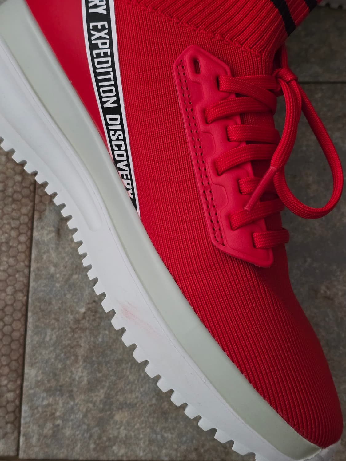 (240)디스커버리 에일리 하이퍼 니트 1.0 레드 상품이미지5