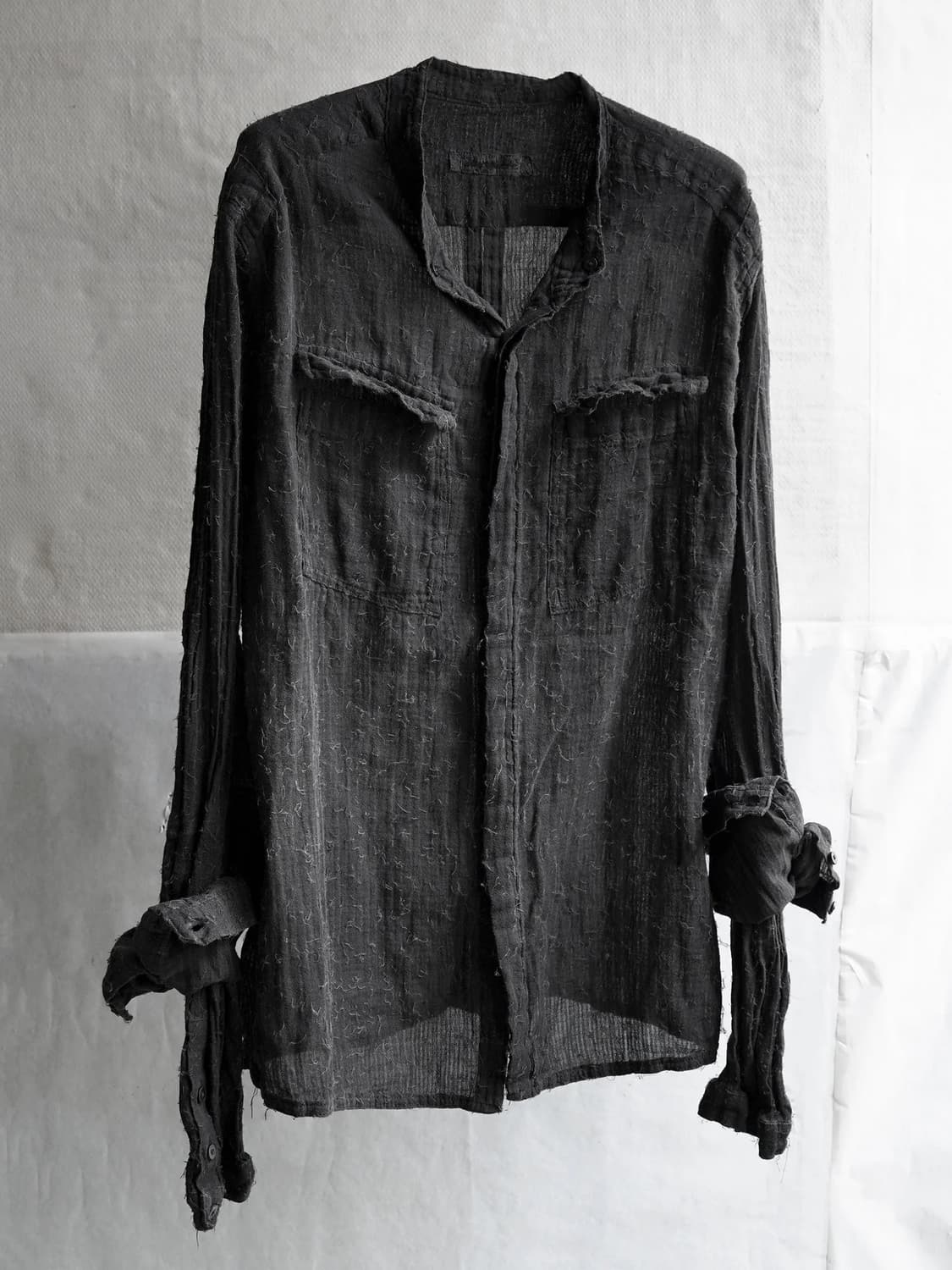 [M] double sleeve field shirt / endo ink 상품이미지1