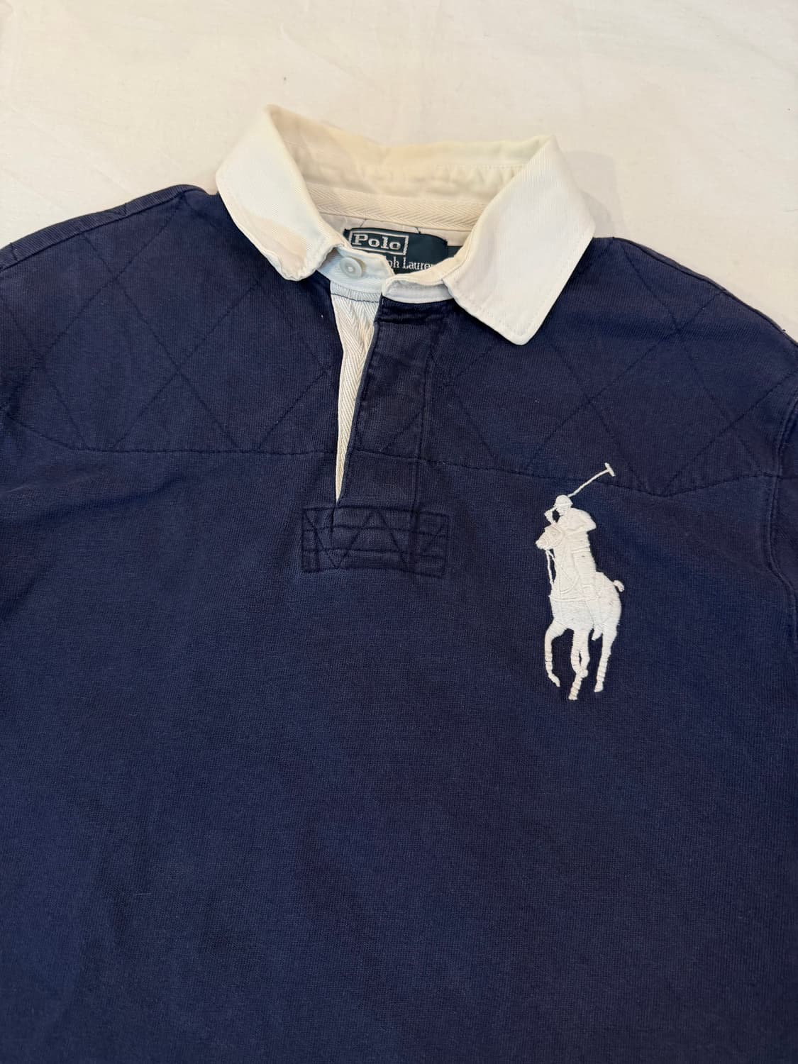 폴로 랄프로렌 빅포니 치프키프 롱슬리브 럭비티 네이비 상품이미지2