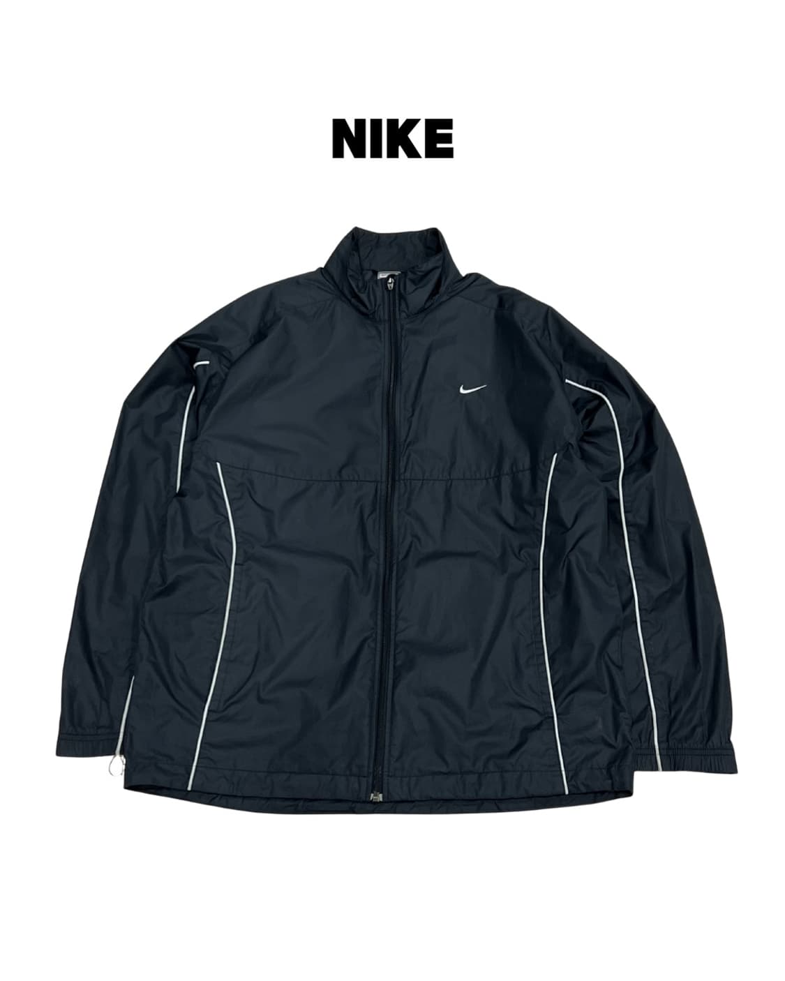 나이키 올드스쿨 우븐 파이핑 바람막이 블랙  상품이미지1
