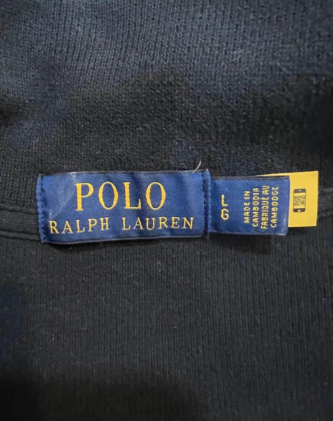 폴로랄프로렌  다크네이비 하프집업티셔츠  상품이미지4