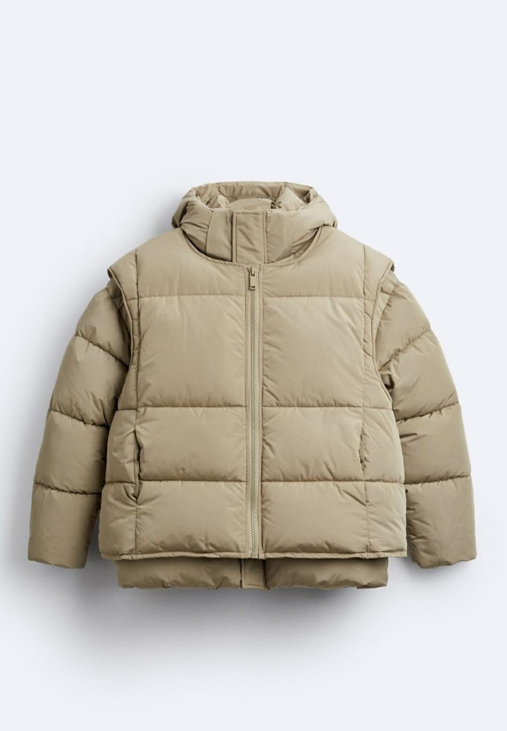 자라 디테처블 베스트 패딩점퍼 XL 상품이미지4