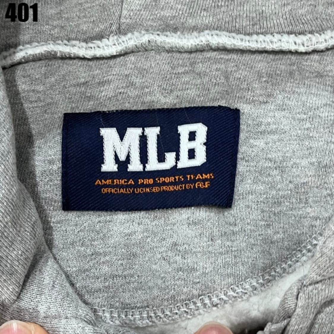 MLB 후드집업 그레이  상품이미지2