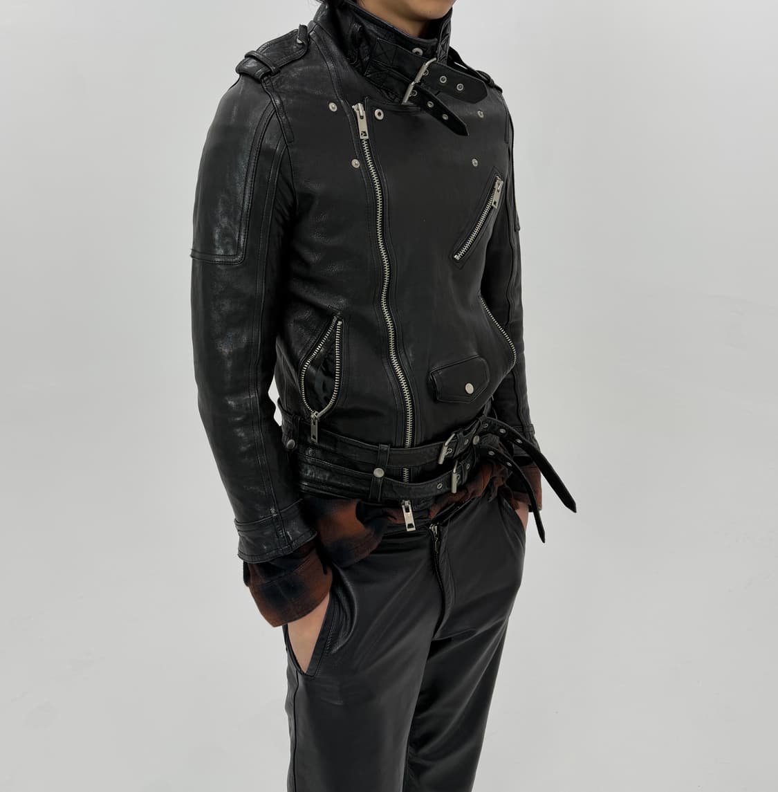 Vegetable sheepskin leather jacket 상품이미지2