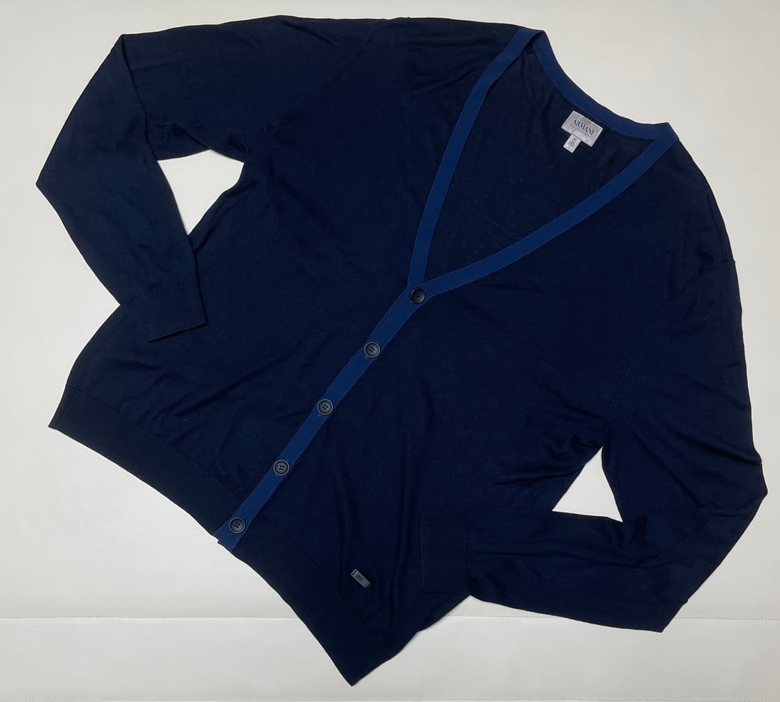 아르마니 콜레지오니 네이비 가디건 상품이미지1