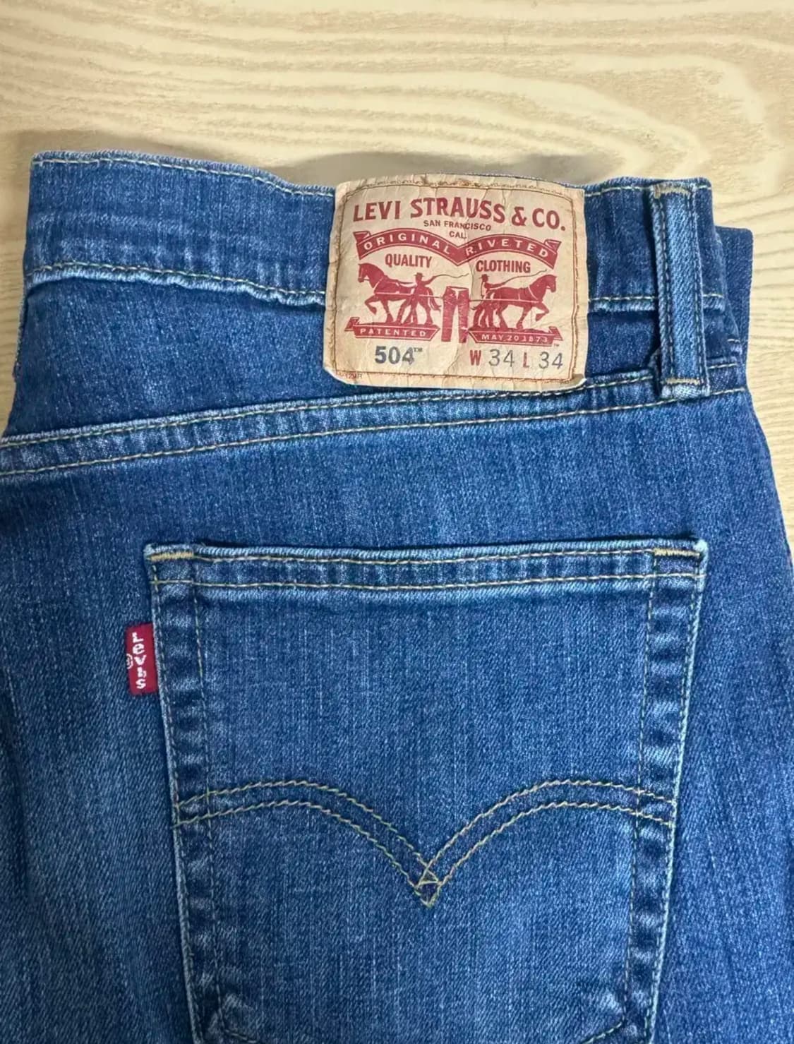 Levi’s 504 레귤러 스트레이트 데님  상품이미지5
