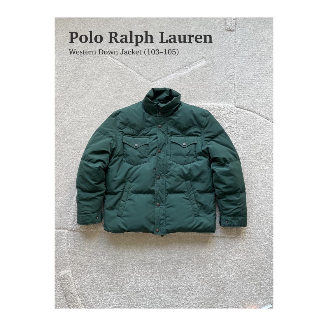 폴로 랄프로렌 웨스턴 패딩 (103-105) 상품이미지1