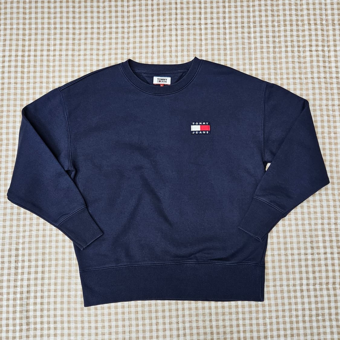 타미힐피거 오버핏 맨투맨 남자100~105 상품이미지1