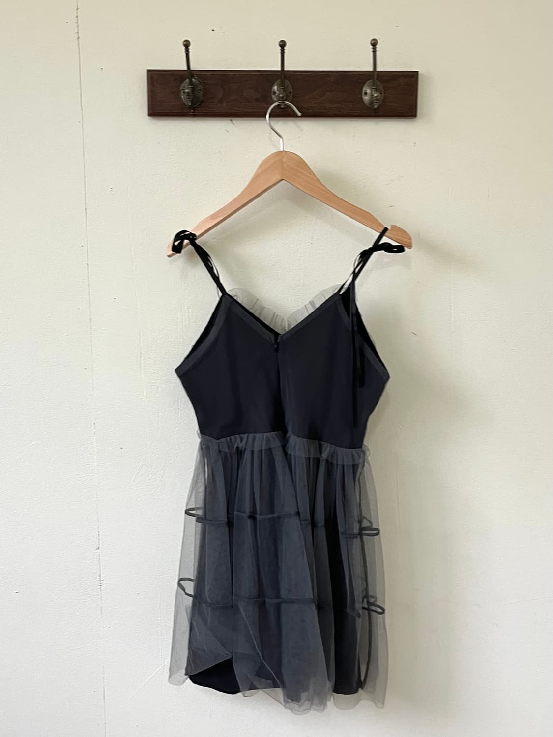 PHILLY 블랙 쉬폰 원피스 상품이미지3