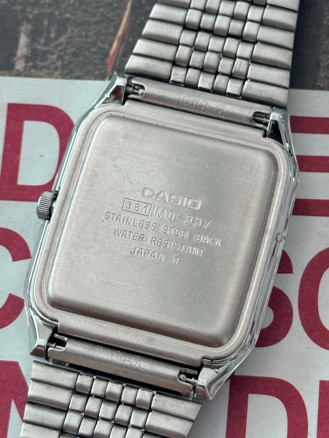 Casio 카시오 쿼츠 스퀘어 1980-1990 상품이미지7