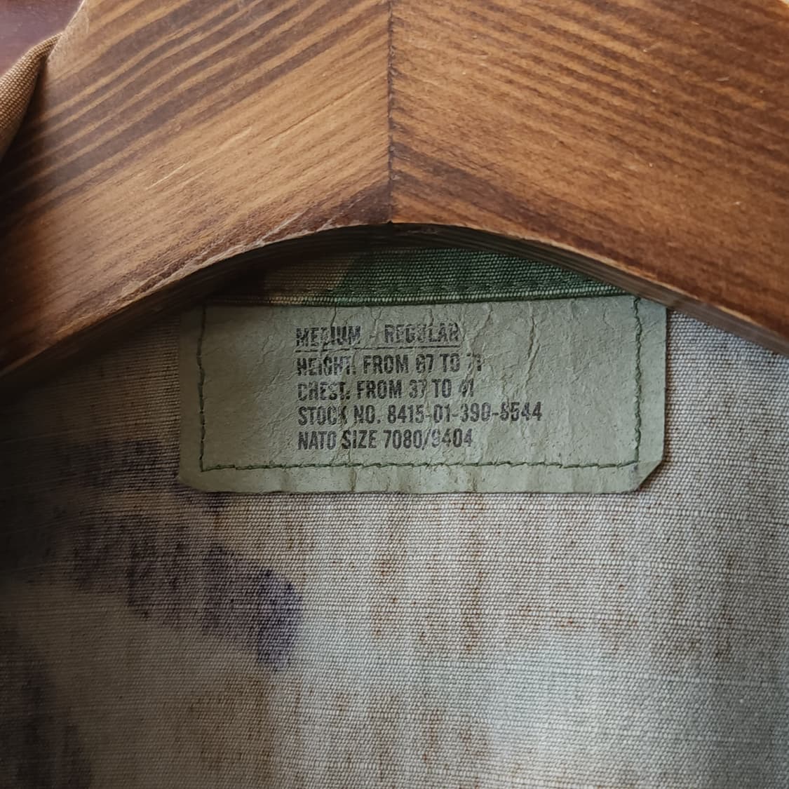 90s 미군 BDU 카모셔츠 우드랜드 에어포스 미디움 레귤러 상품이미지4