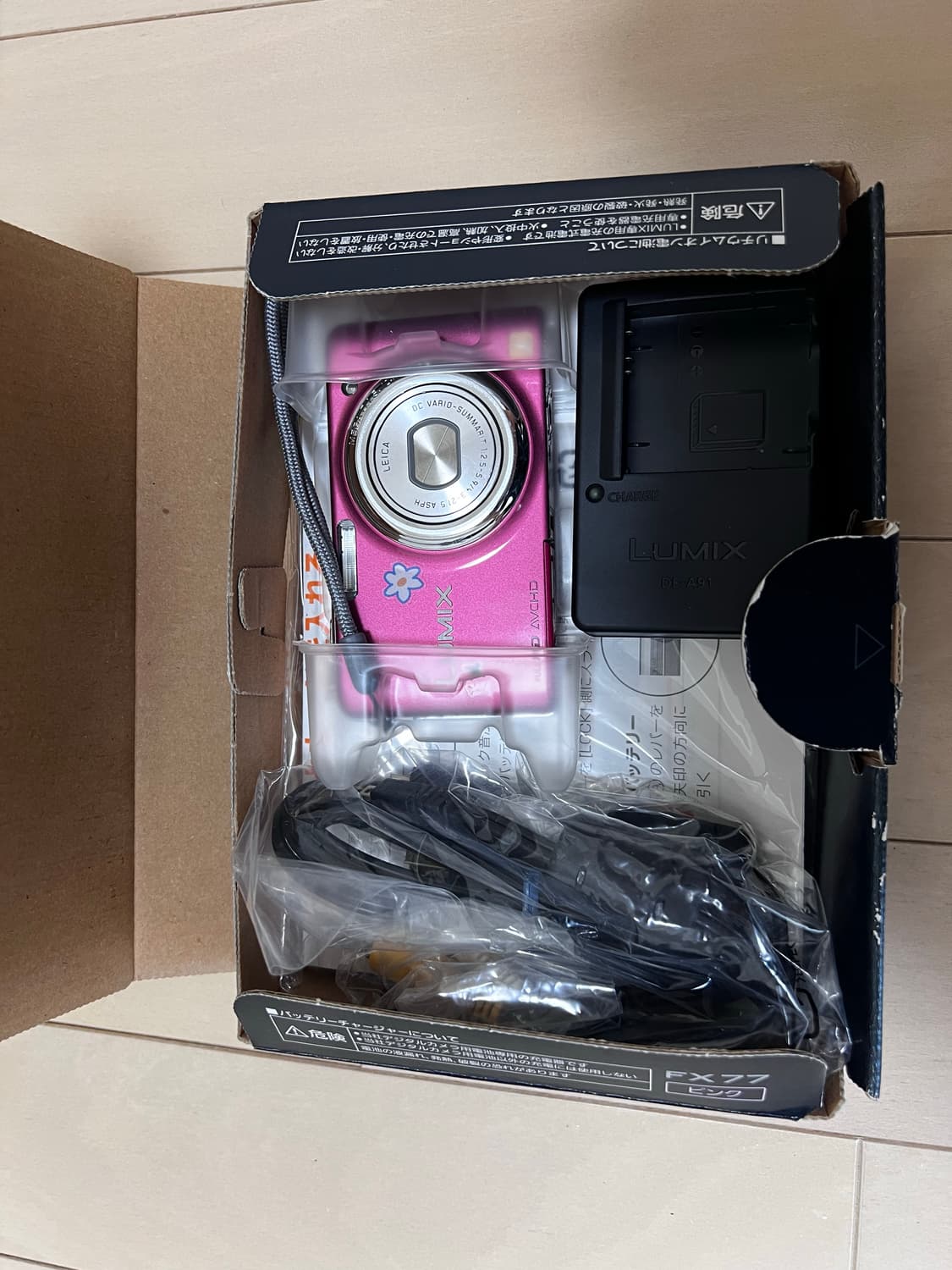 빈티지디카 루믹스 fx77 라이카 렌즈 ss 급 풀박스 (일본어 지원)  상품이미지8