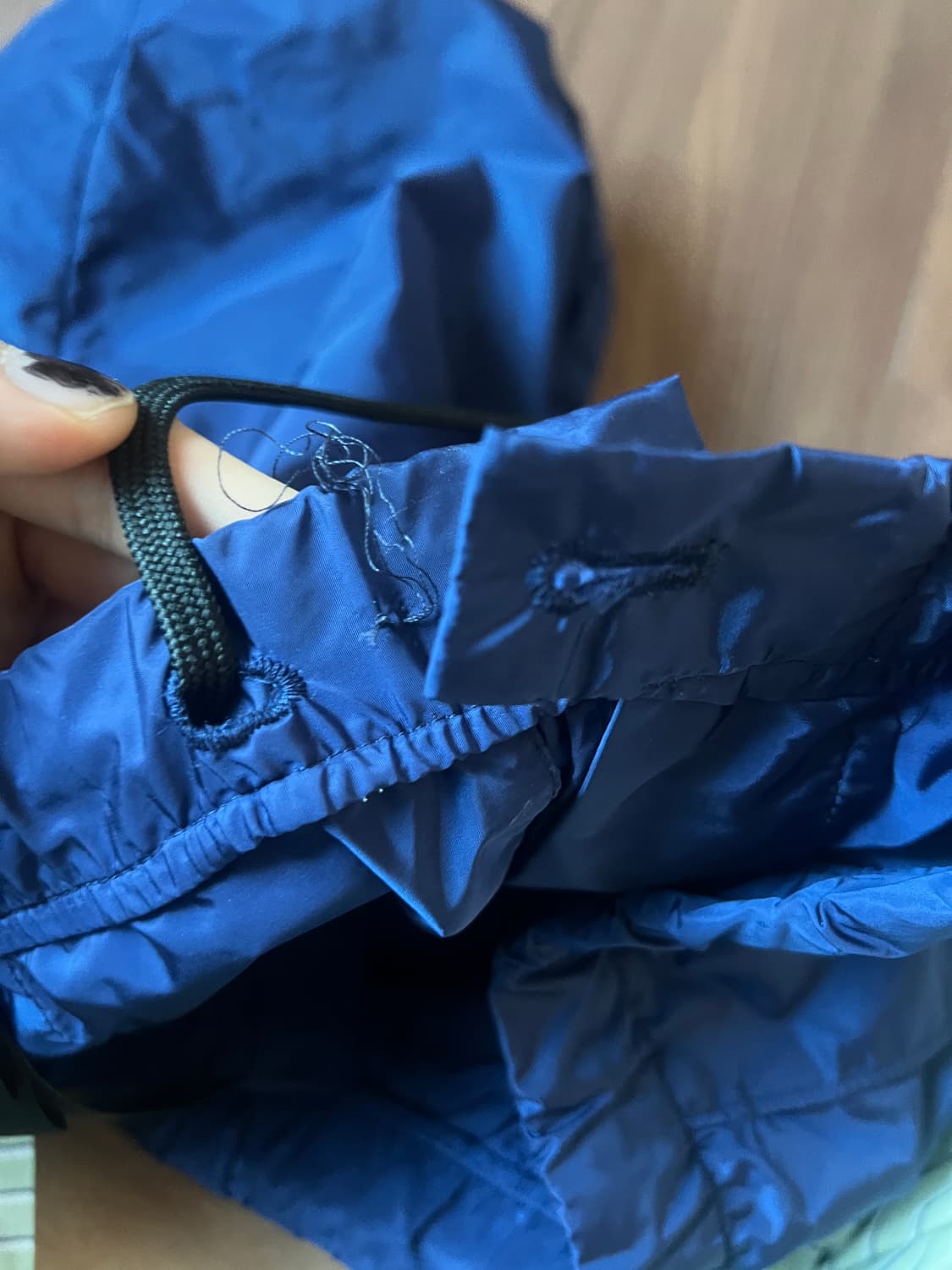 프라다 리나일론 블루 팬츠 (xl) 상품이미지6