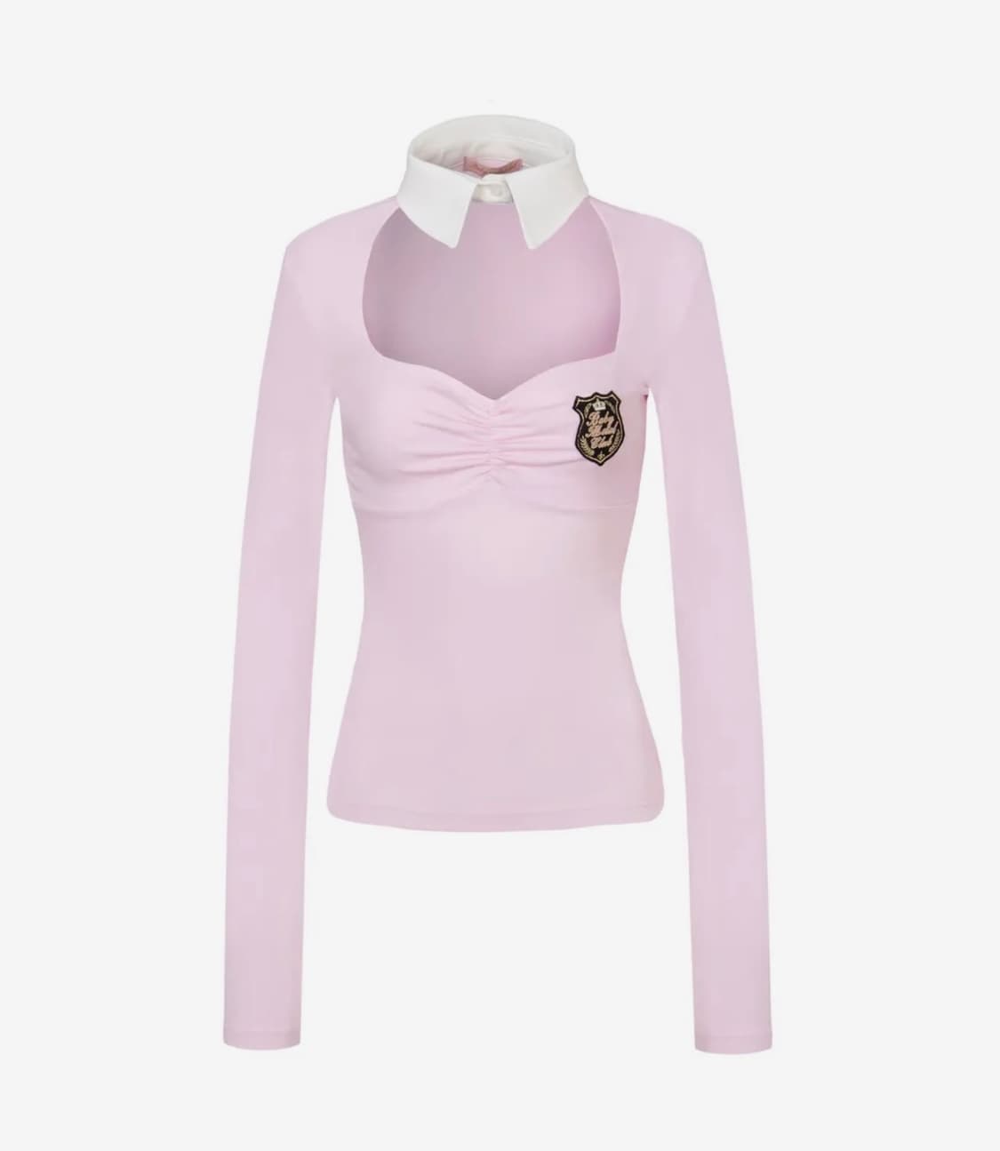 베이비메탈클럽 베메클 챠미 카라 탑 베이비 핑크 상품이미지1