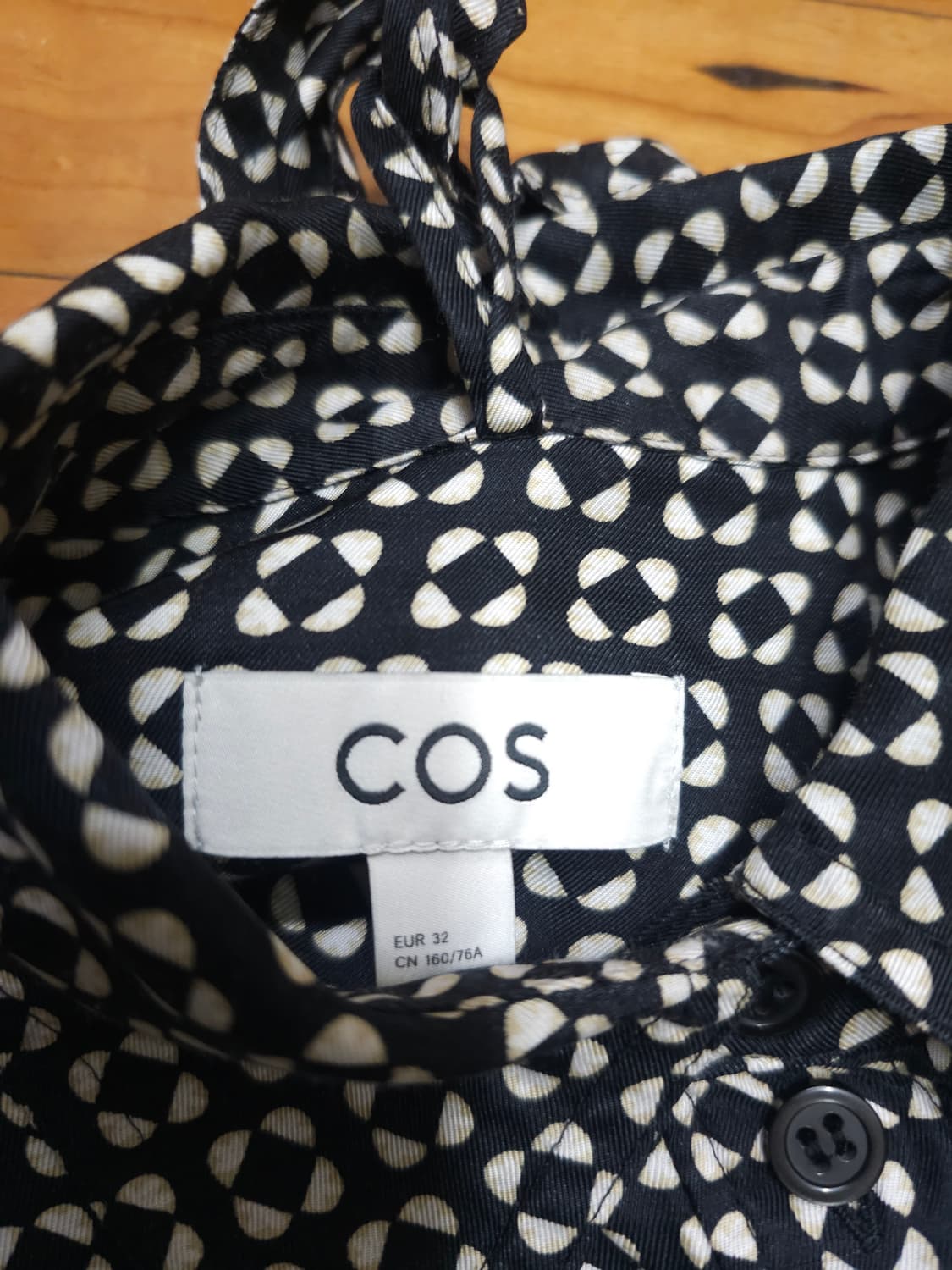 코스 타이 블라우스형 롱원피스 상품이미지7