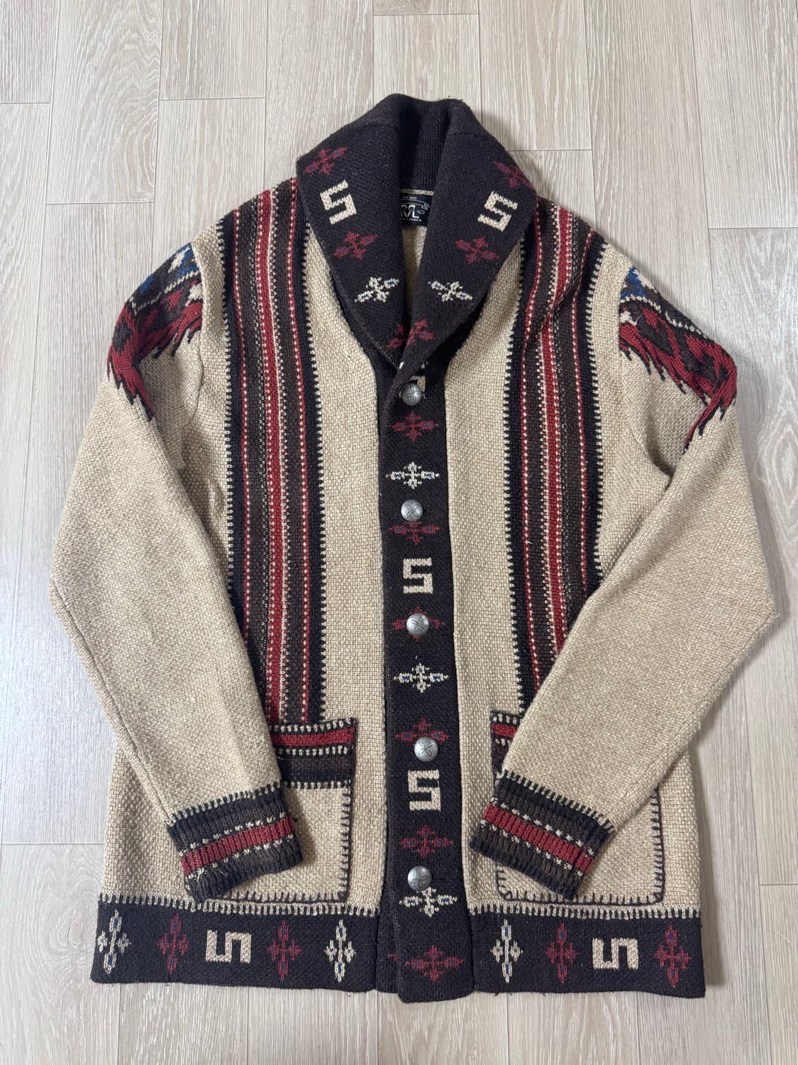 (M) 더블알엘 웨스턴 랜치 숄 가디건 / 나바호 상품이미지1