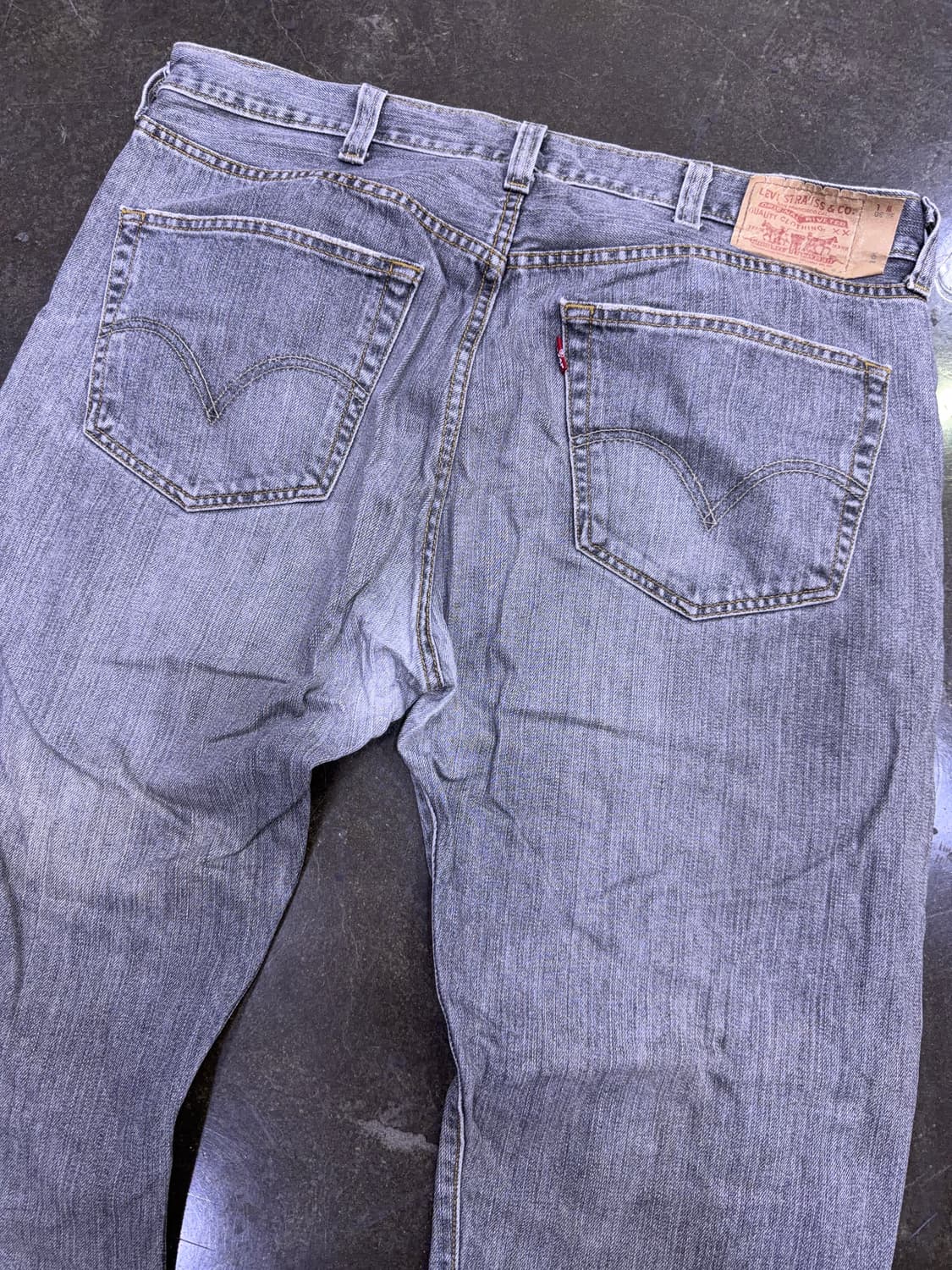 리바이스 501 00's 그레이 워싱 레귤러핏 데님팬츠 38 상품이미지7