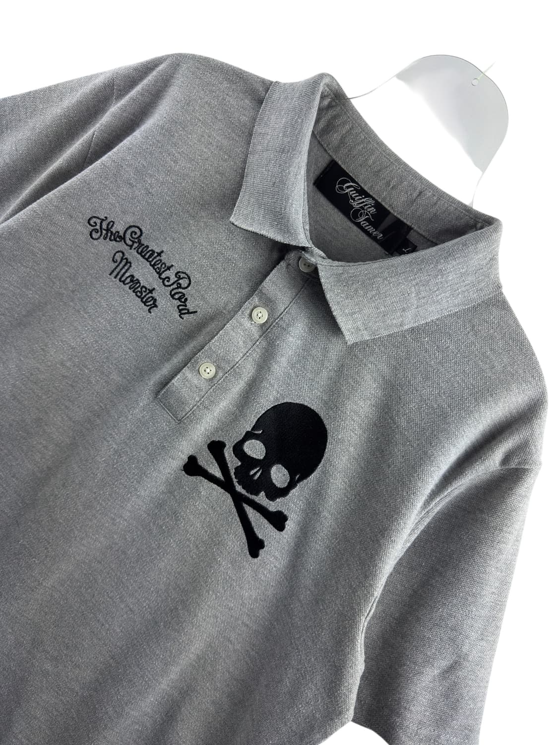 JPN Y2K 스컬 그레이 슬리브1336 상품이미지3