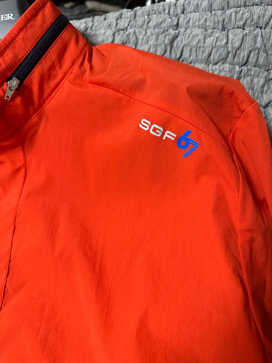 SGF67 골프 오렌지색 바람막이 상품이미지5