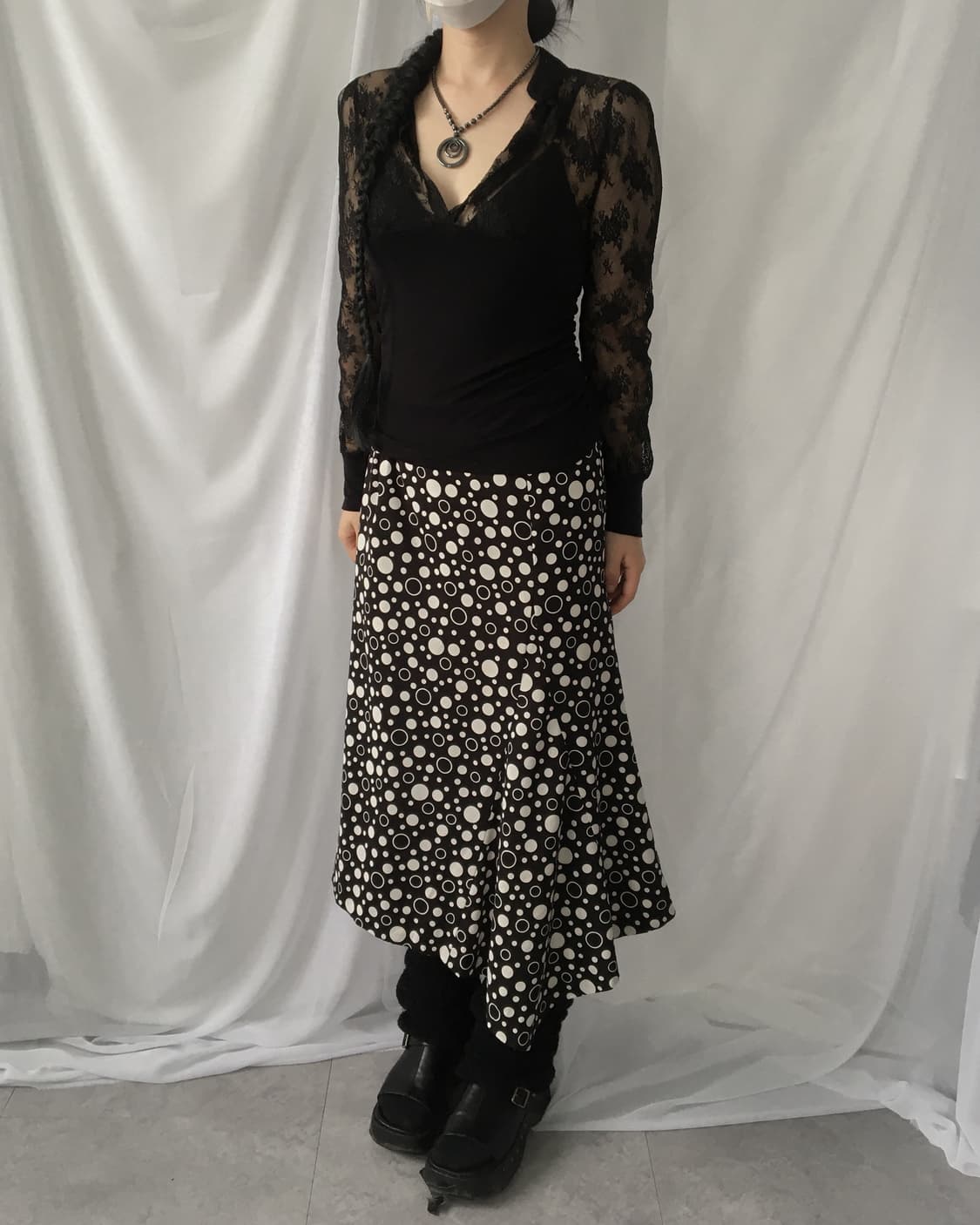 Lace layered sleeve 상품이미지6